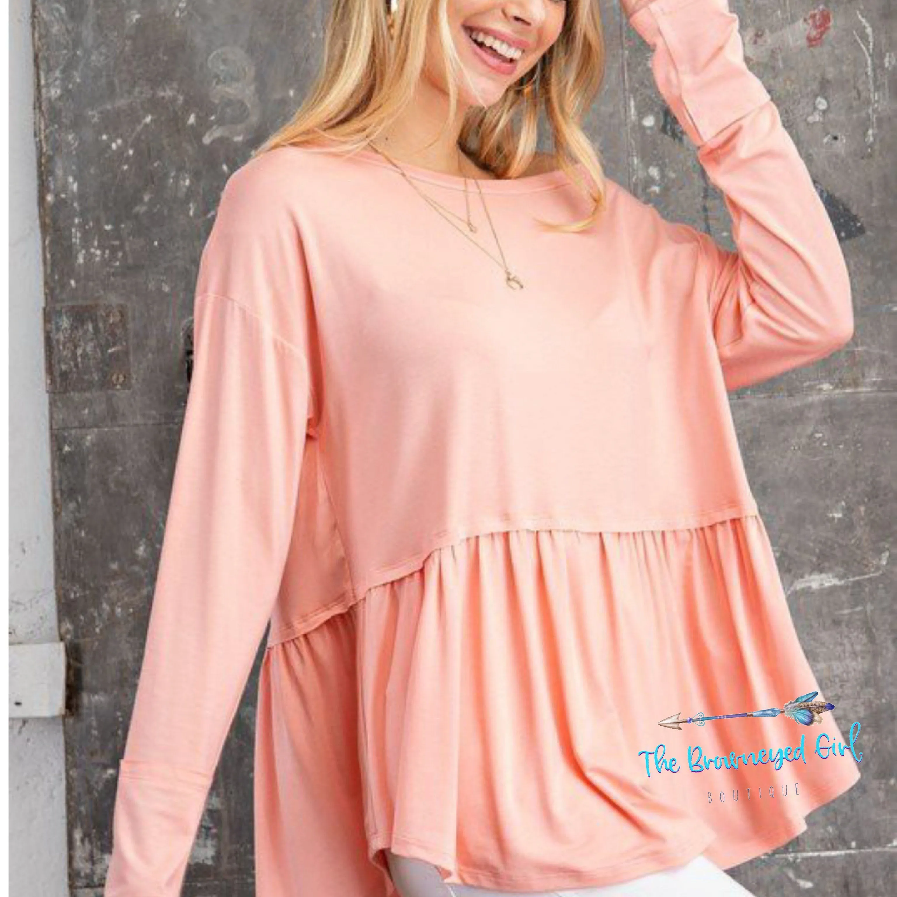 Pastel Swingin' By Tunic Long Sleeve