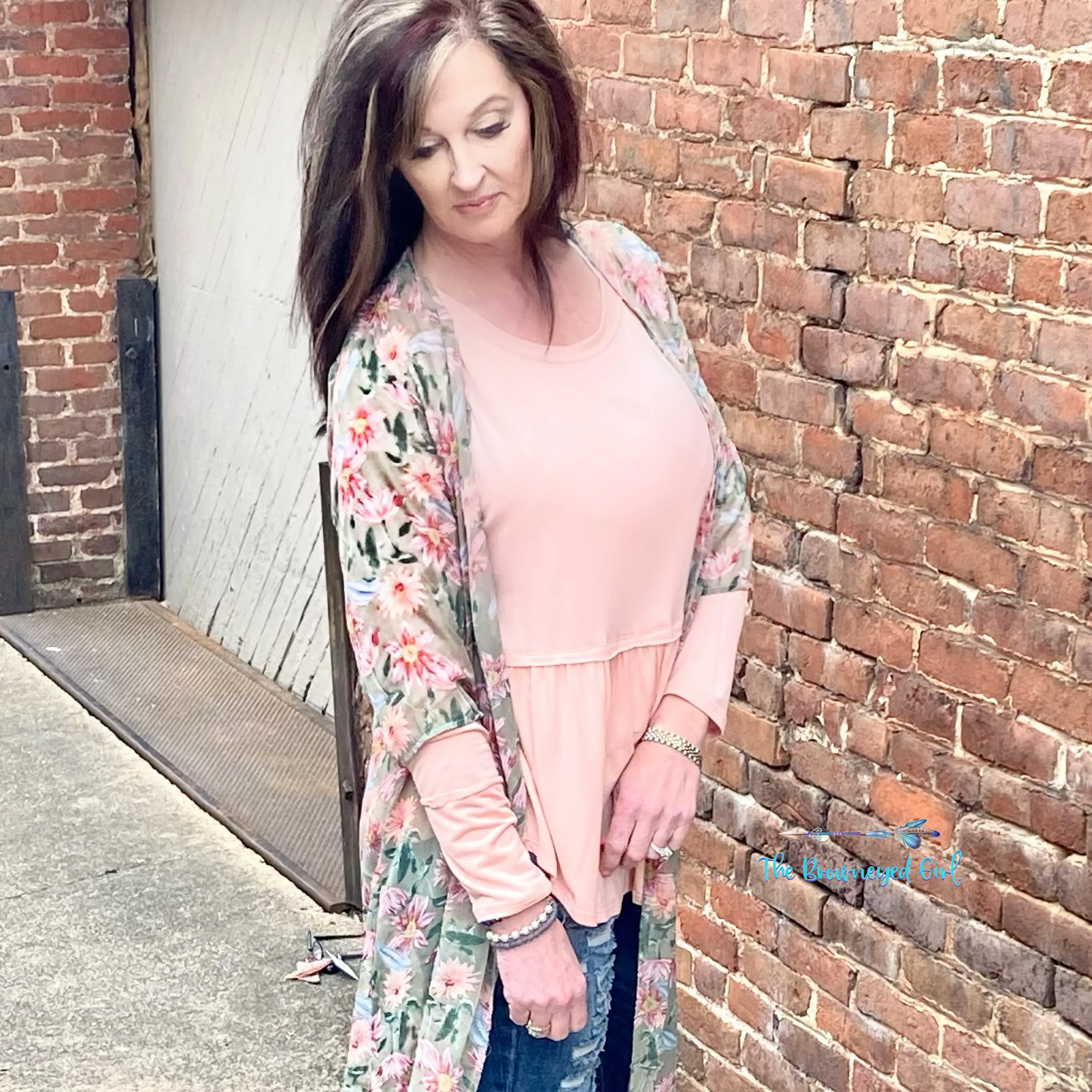 Pastel Swingin' By Tunic Long Sleeve