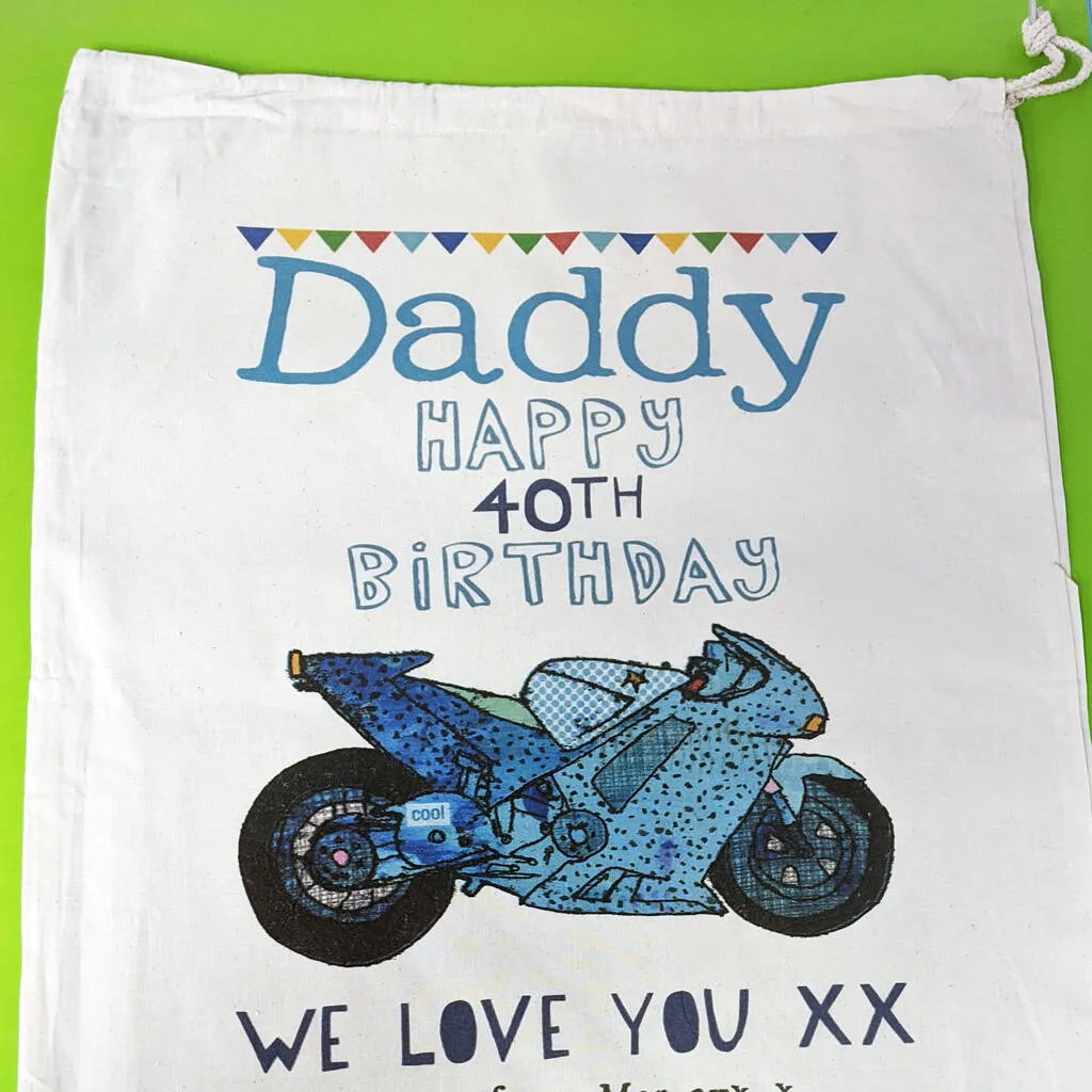 Personalised Motor Bike Storage Bag