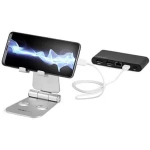 Phone and Tablet Stand - Aluminum - Foldable - Adjustable Tablet Stand - Multi Device Stand - Phone and Tablet Holder