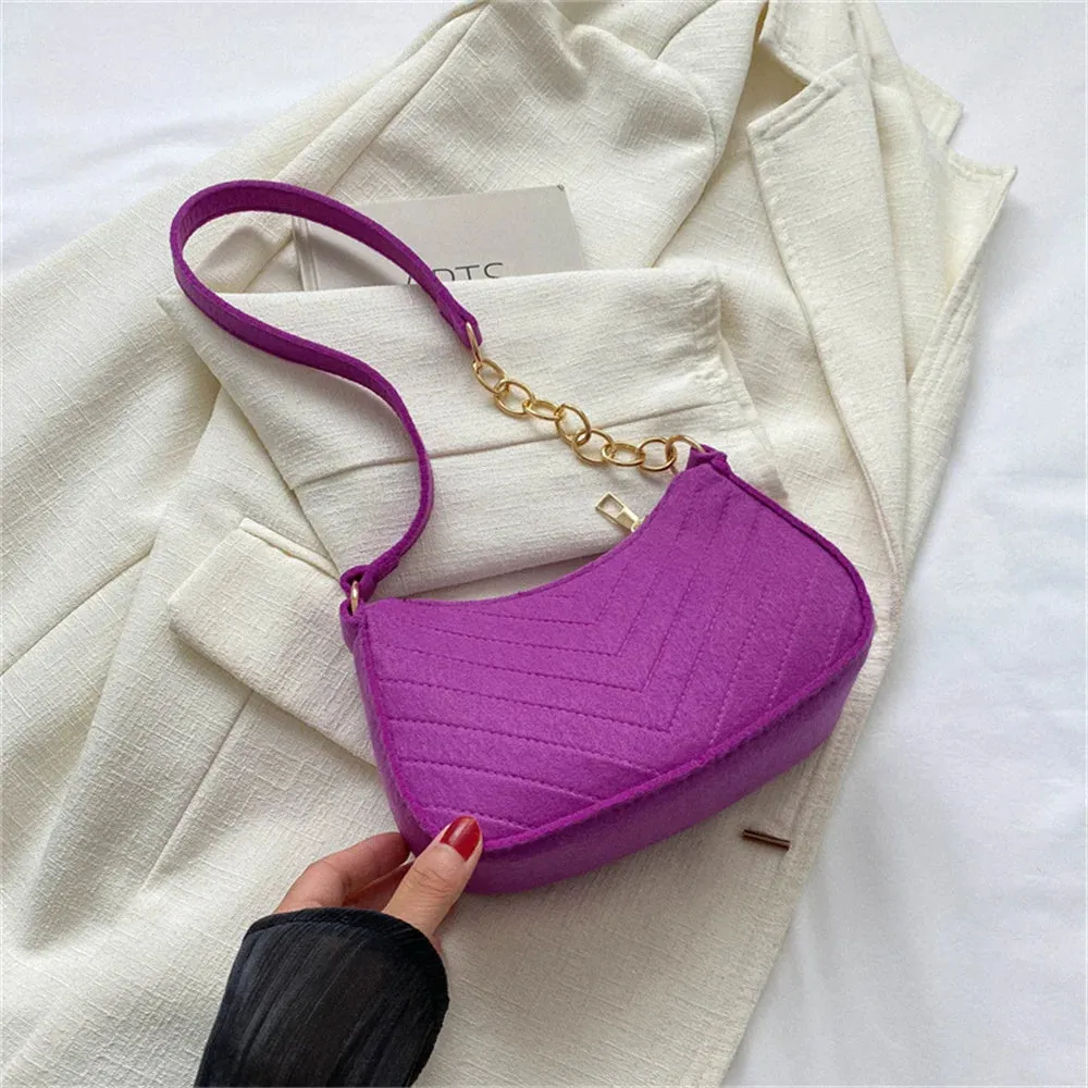 Pleated Evening Handbag Women Top Handle Glitter Clutch