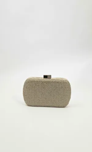 POLLY DIAMANTE CLUTCH (GOLD)