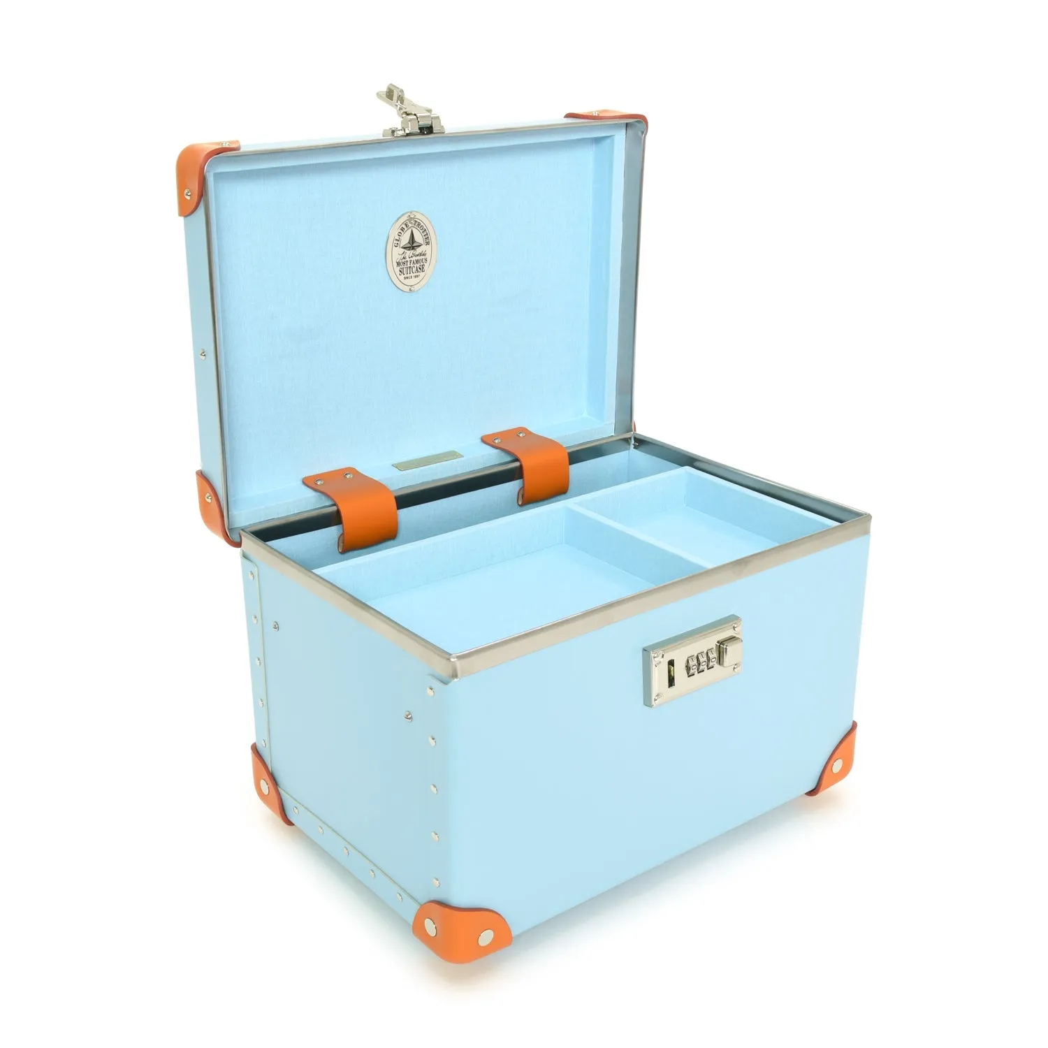 Pop · Vanity Case | Pastel Blue/Pumpkin