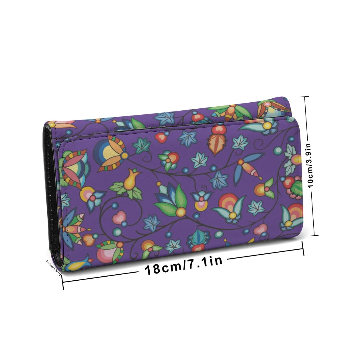 Prairie Plains Spirit Midnight Purple Foldable Wallet