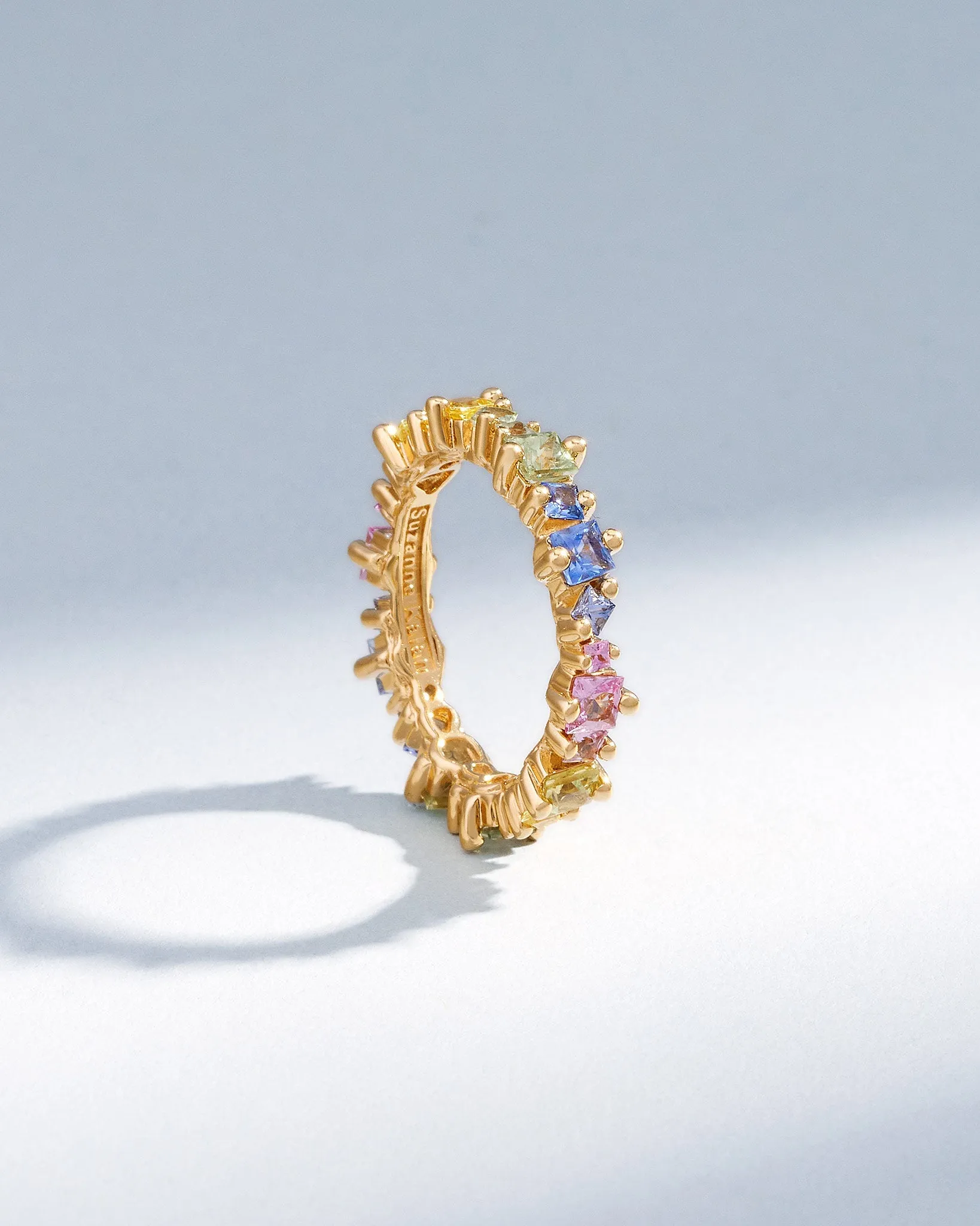 Princess Anna Pastel Sapphire Eternity Band