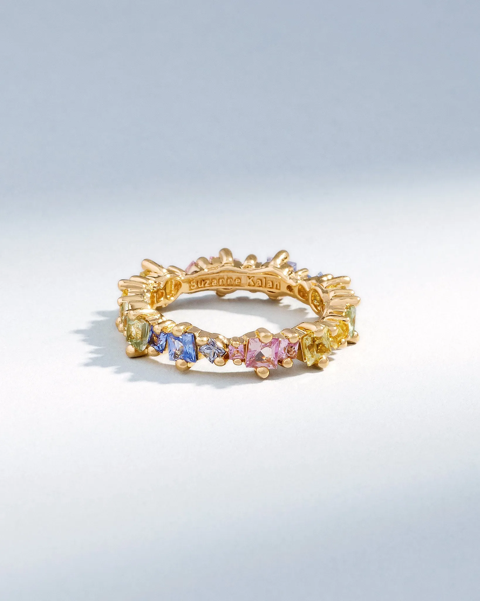 Princess Anna Pastel Sapphire Eternity Band