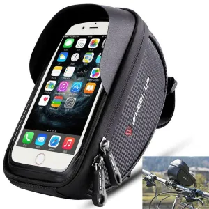 PROWheelX™ Waterproof Bike Cell Phone Case Bag Holder | Motorcyle Cycling Handlebar Mount