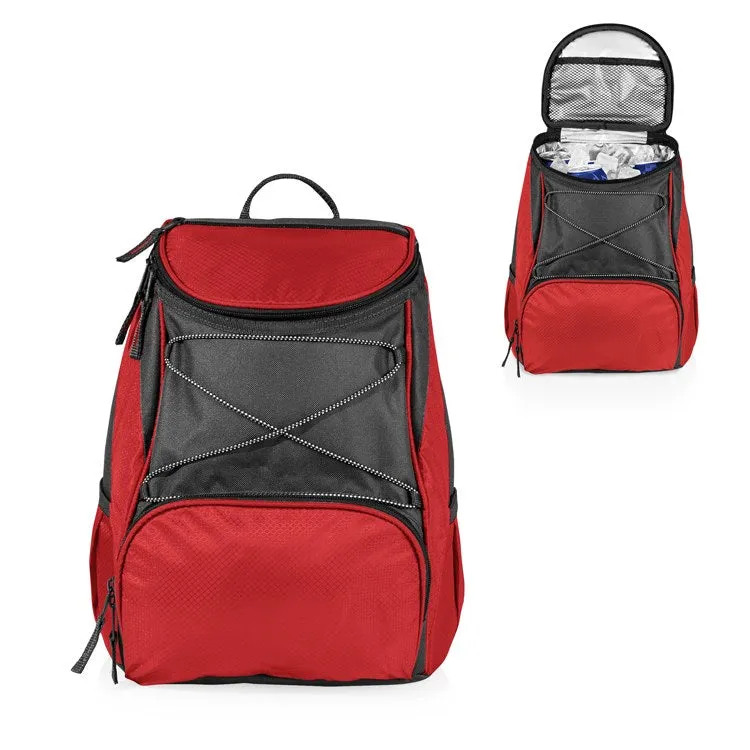 PTX Backpack Cooler, Red with Dark Gray