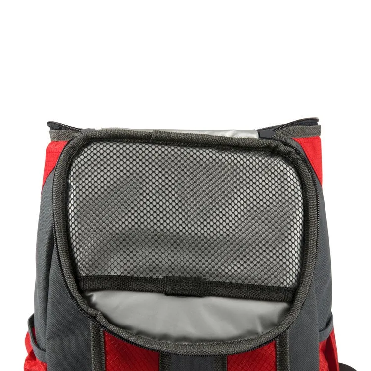 PTX Backpack Cooler, Red with Dark Gray