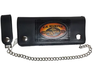 "USMC Semper Fi" 7" Chain Wallet