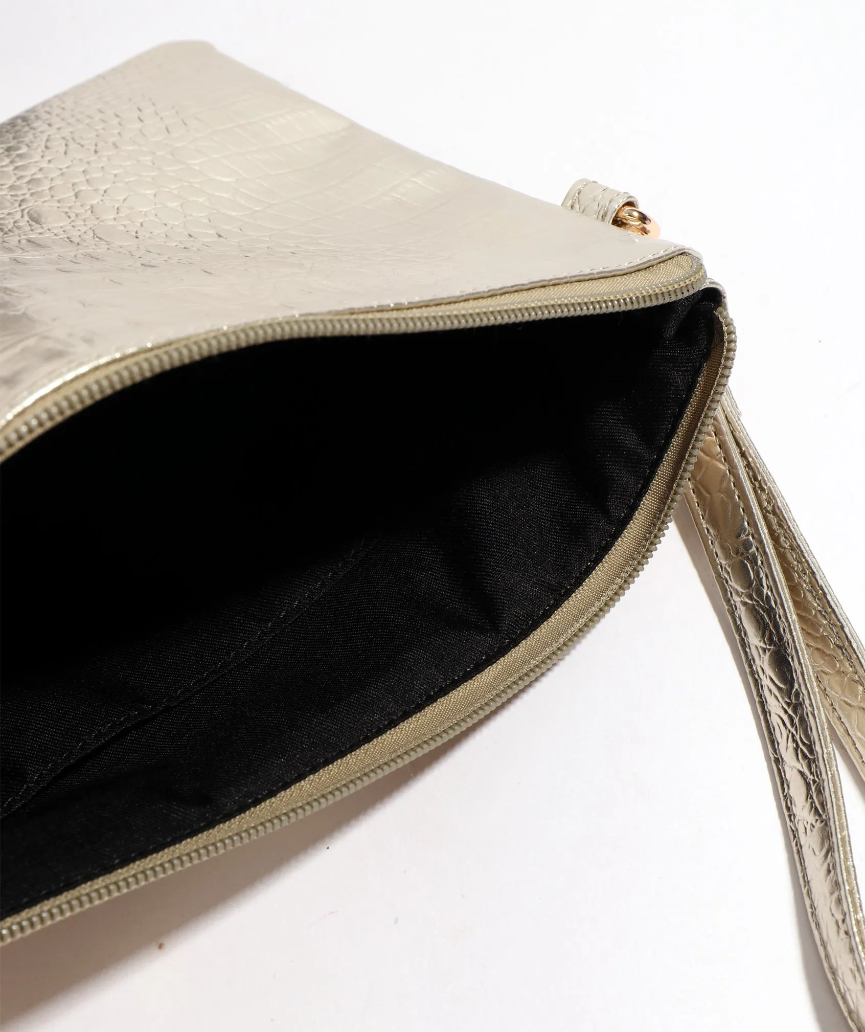 Reagan Clutch Bag - Gold