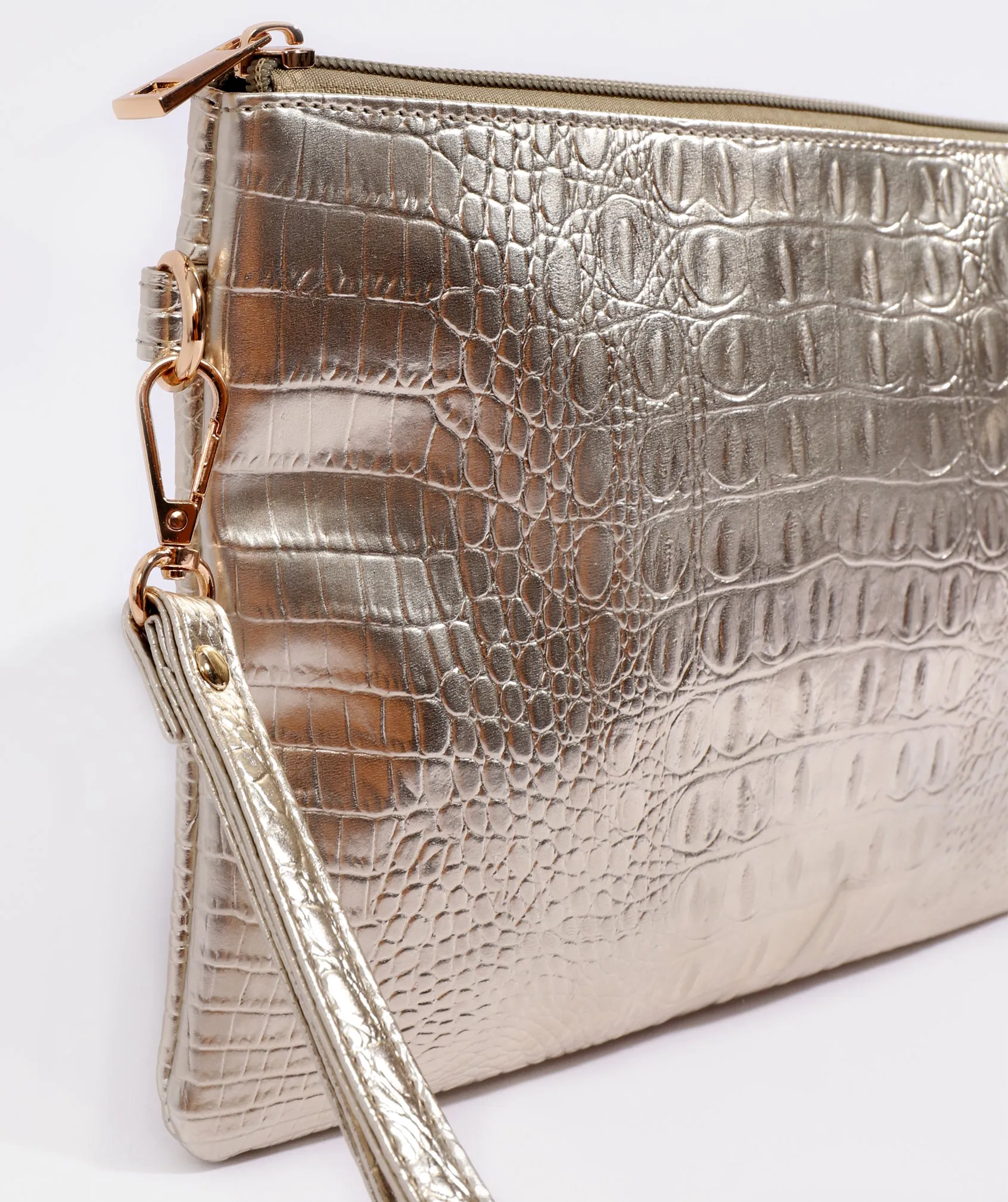 Reagan Clutch Bag - Gold