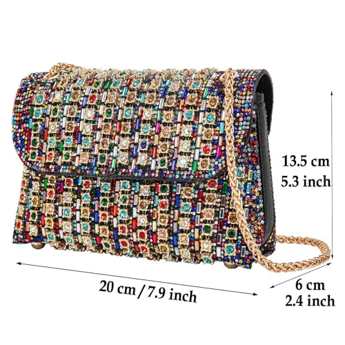 Rhinestone Purse Crystal Evening Clutch