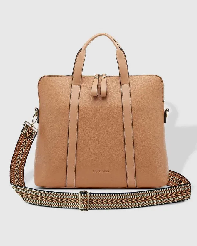 Rhodes Eddie Laptop Bag Latte Toffee