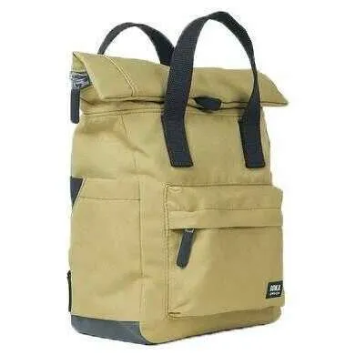 Roka Canfield B Small Black Label Recycled Canvas Backpack - Khaki Green