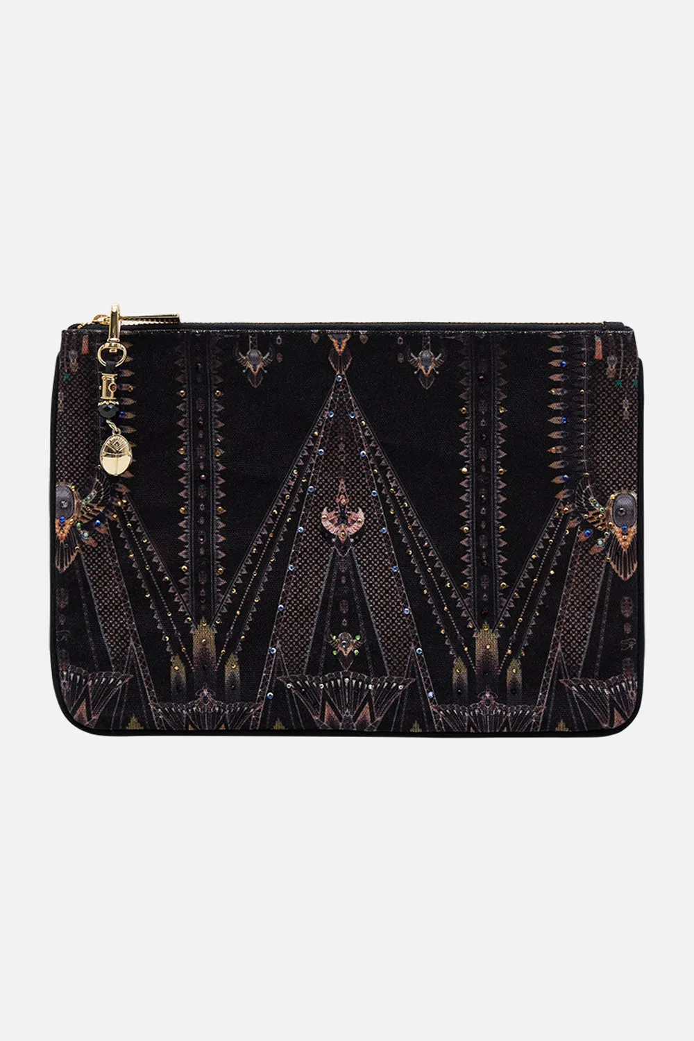 SMALL CANVAS CLUTCH AN EGYPTIAN RENAISSANCE