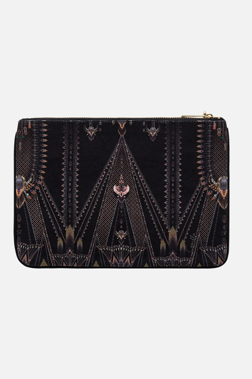 SMALL CANVAS CLUTCH AN EGYPTIAN RENAISSANCE