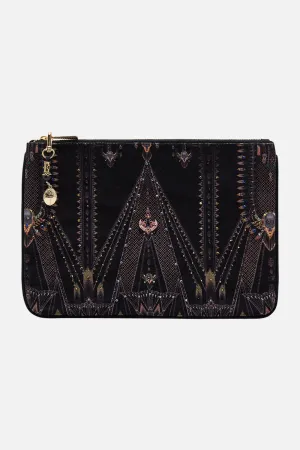 SMALL CANVAS CLUTCH AN EGYPTIAN RENAISSANCE