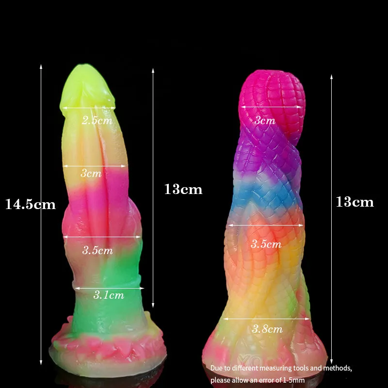 Small Size Luminous Dildo With Sucker