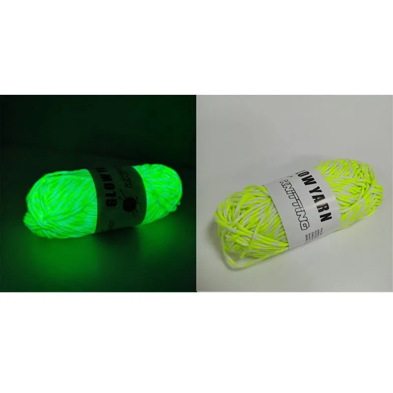 Sparkle Glow Luminous Knitting Yarn