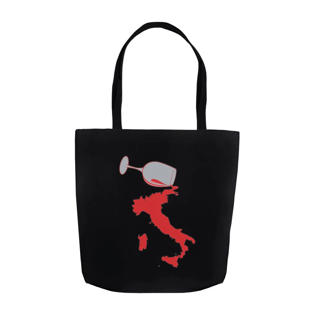 Spilled Wine II Tote Bag - Black