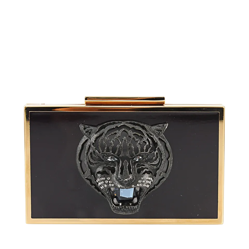 Square Panther Box Wristlet