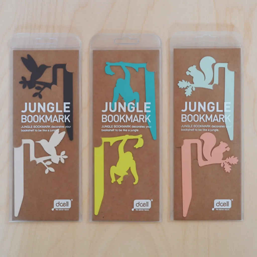 Squirrel Bookmark Set