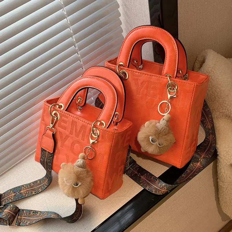 Supplier wholesale ladies large tote bag capacity pu leather crossbody handbag