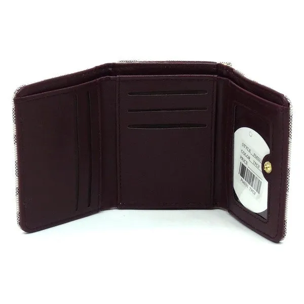 TEEK - PM Monogram Kiss Lock Tri-Fold Wallet