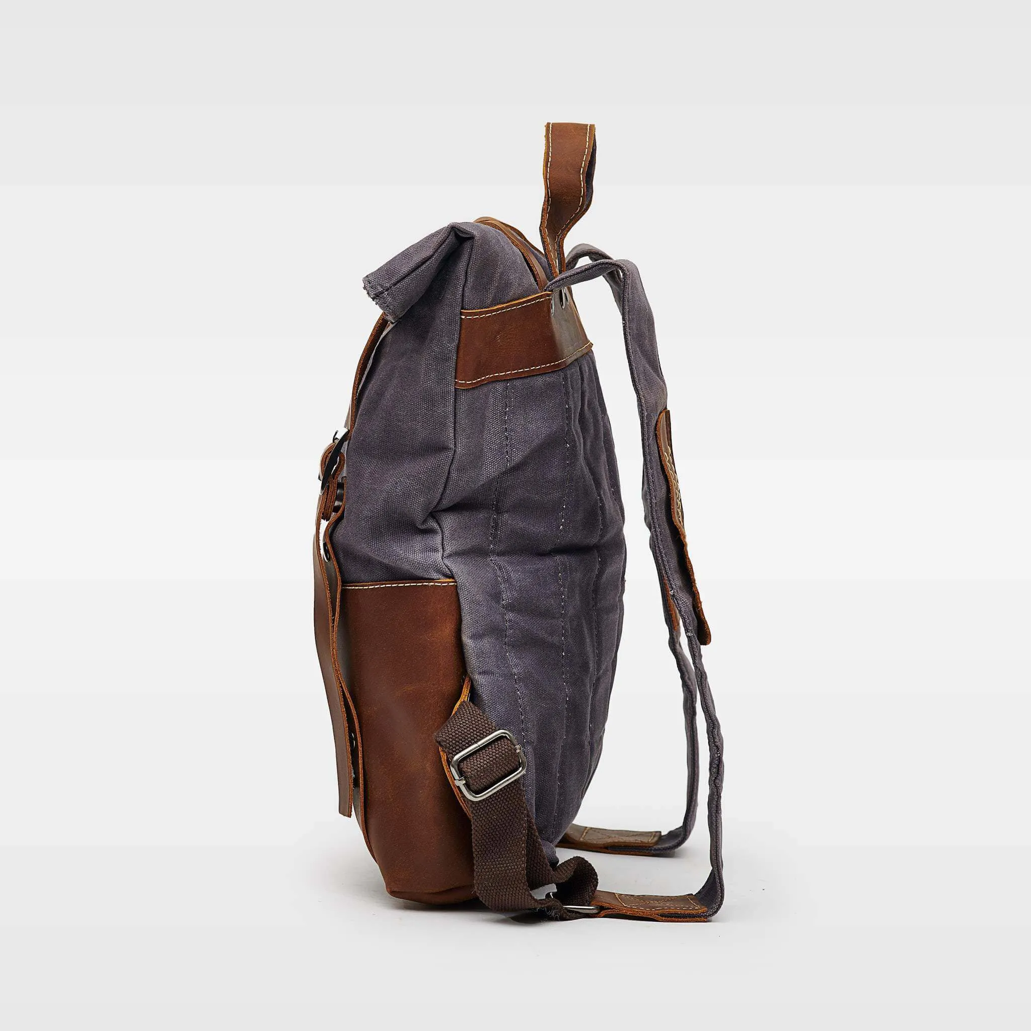 Thames - Waxed Canvas Backpack