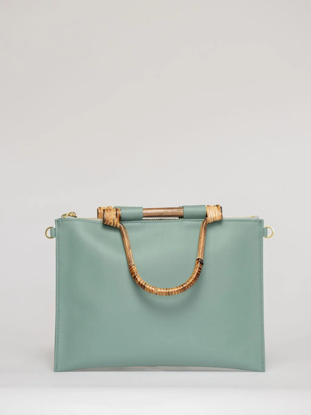 The Bamboo Clutch   Crossbody | Seafoam