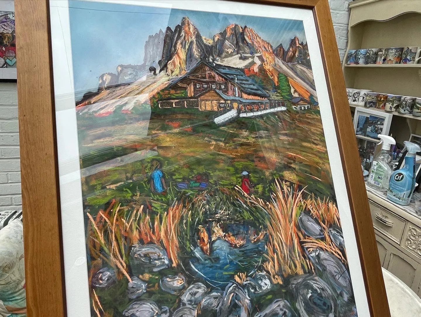 The Geisleralm Painting