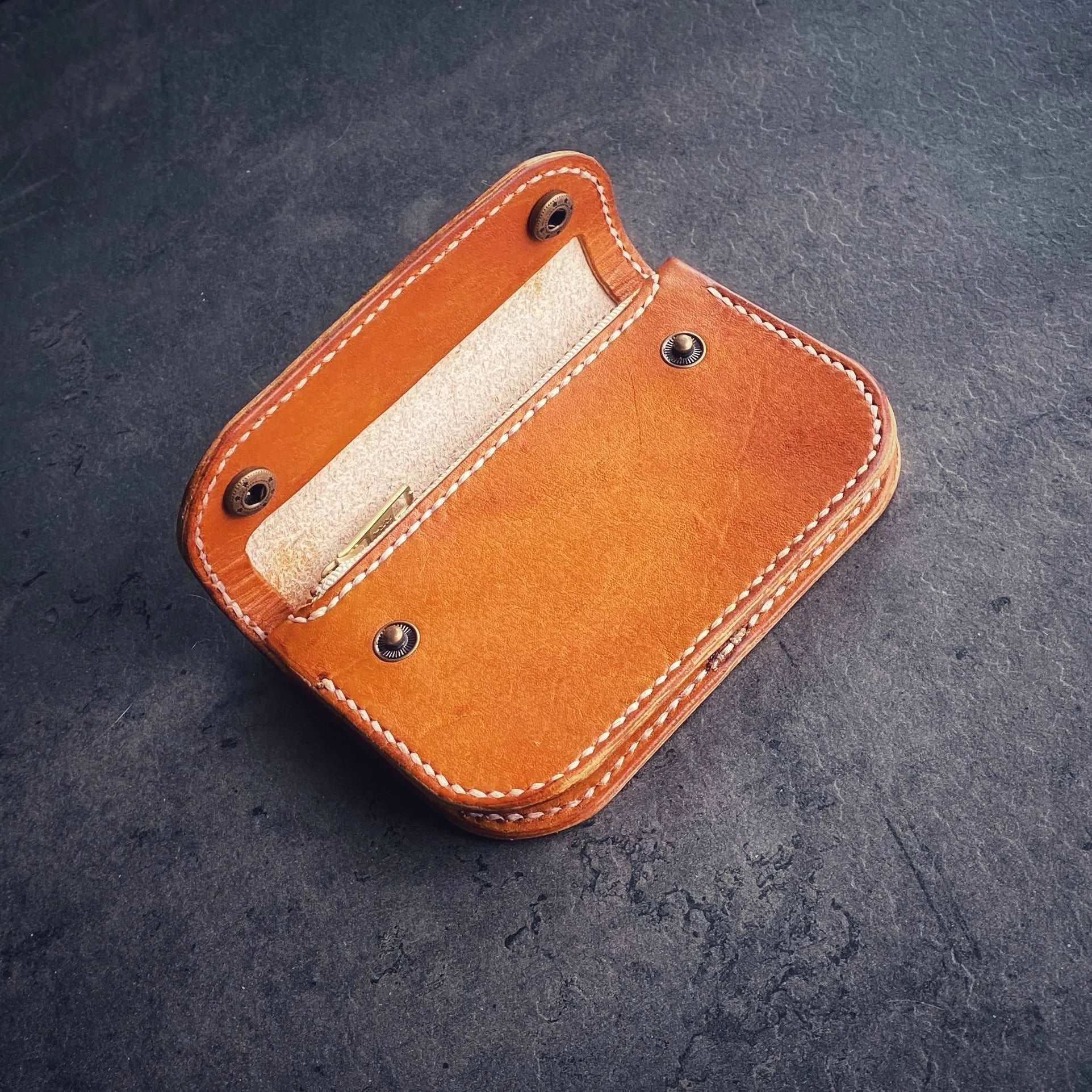 The Maple | Handmade Veg Tan Leather Wallet