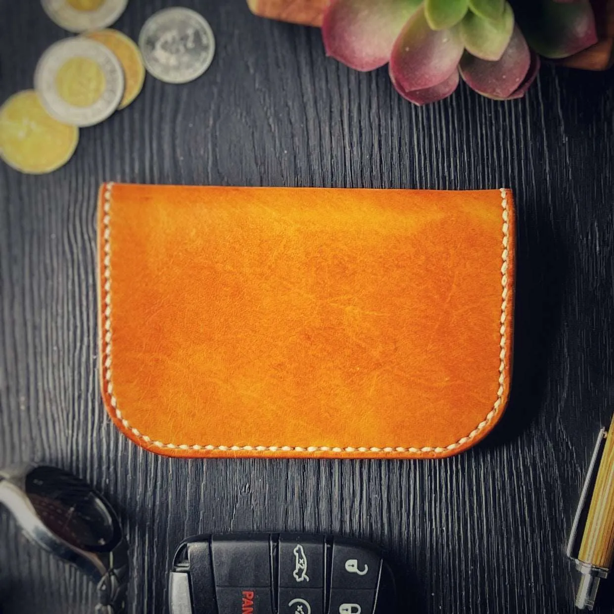 The Maple | Handmade Veg Tan Leather Wallet