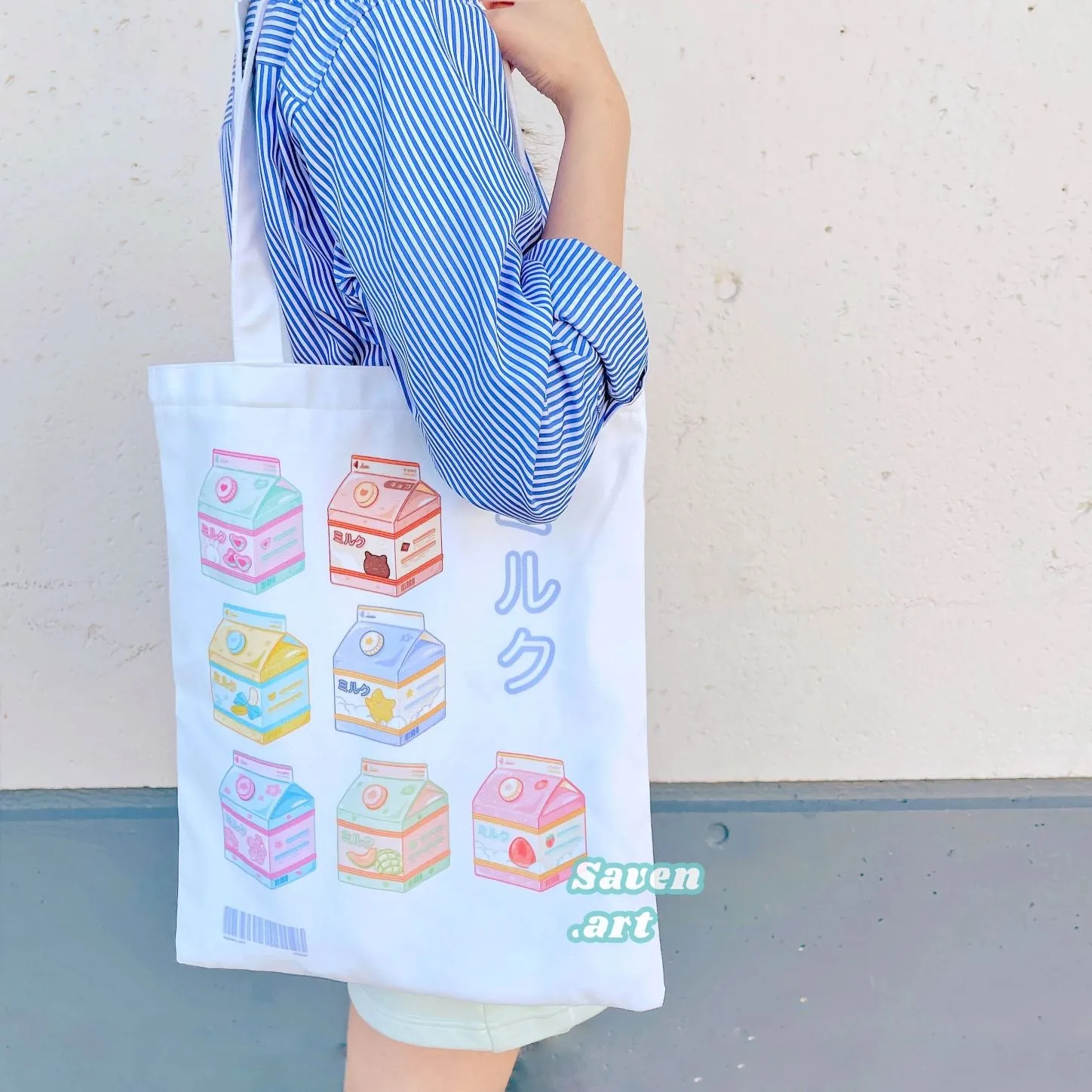 Tote Bag: Milk Carton