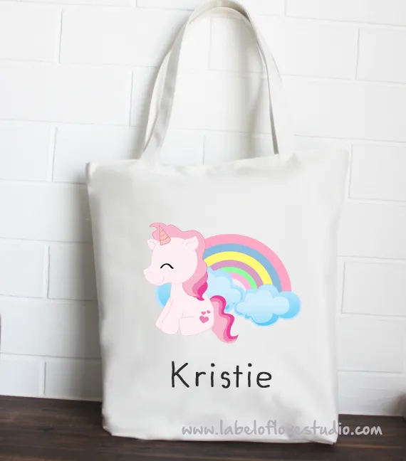 Tote: Rainbow Unicorn