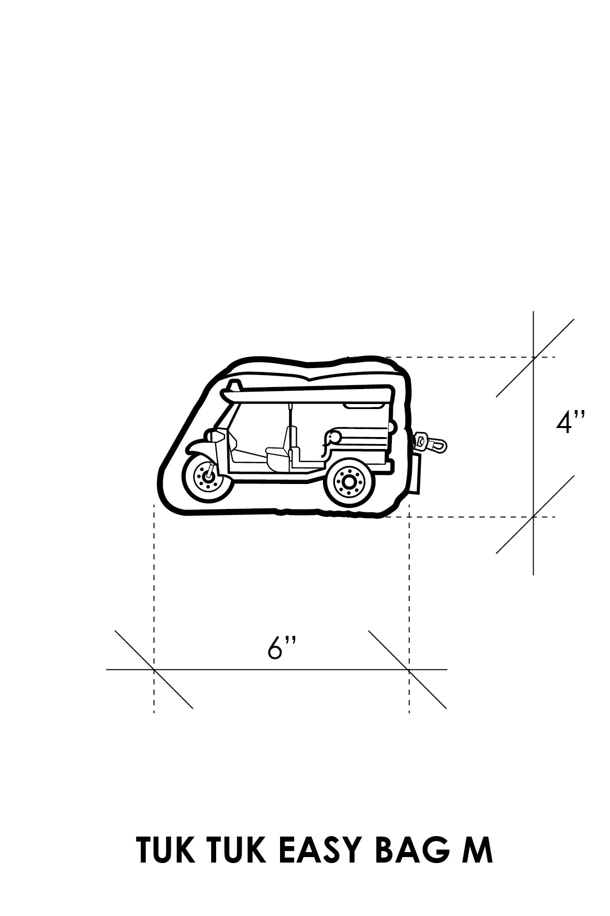 TUK TUK EASY BAG - M : GREEN