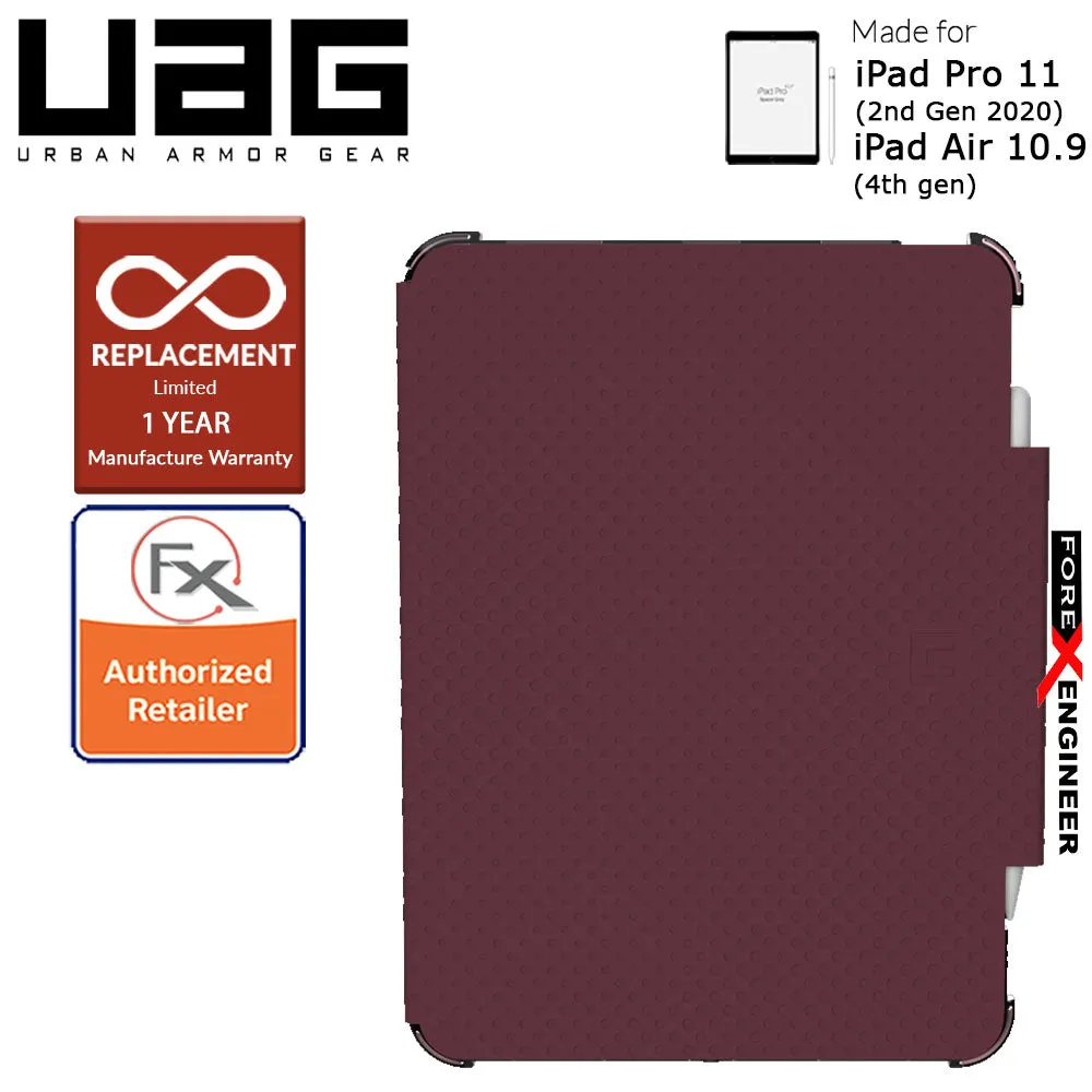 UAG [U] Lucent for iPad Air 10.9" ( 5th - 4th Gen ) ( 2022 - 2020 ) - iPad Pro 11 2020 (2nd Gen) - Aubergine- Dusty Rose Color (Barcode : 812451038279 )