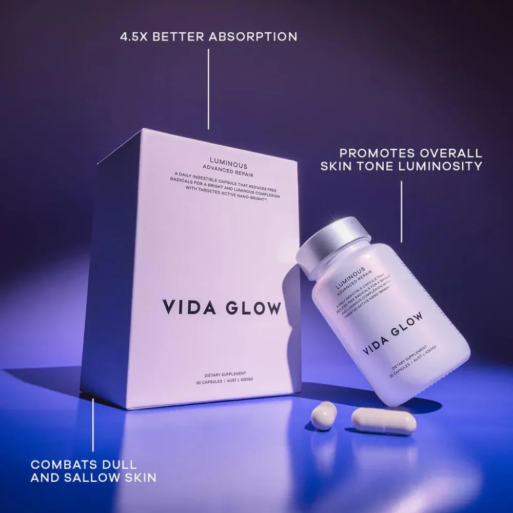 Vida Glow Luminous Capsules 30 Servings