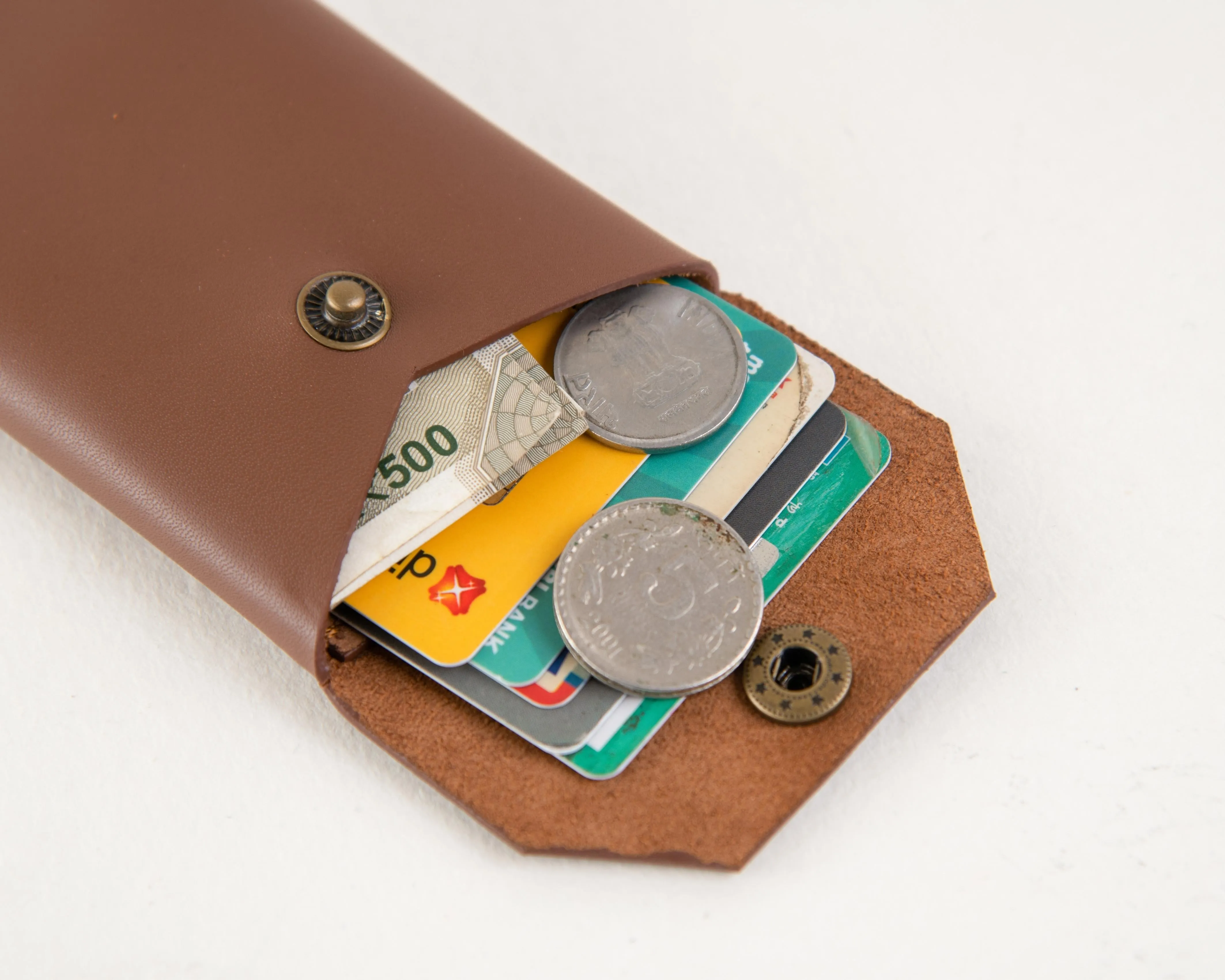 Wave Card   Coin Wallet - TAN