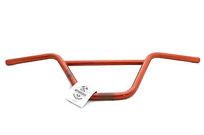 WETHEPEOPLE PATRON 8.75” RISE BMX CR-MO 735mm WIDE HANDLEBAR LUCENT ORANGE