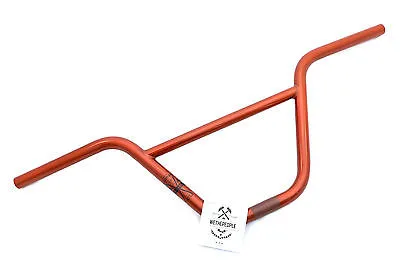 WETHEPEOPLE PATRON 8.75” RISE BMX CR-MO 735mm WIDE HANDLEBAR LUCENT ORANGE