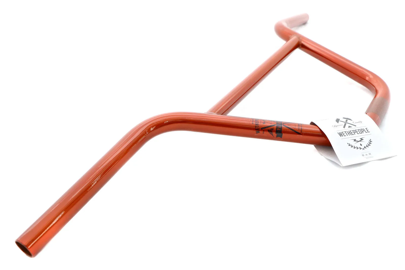 WETHEPEOPLE PATRON 8.75” RISE BMX CR-MO 735mm WIDE HANDLEBAR LUCENT ORANGE