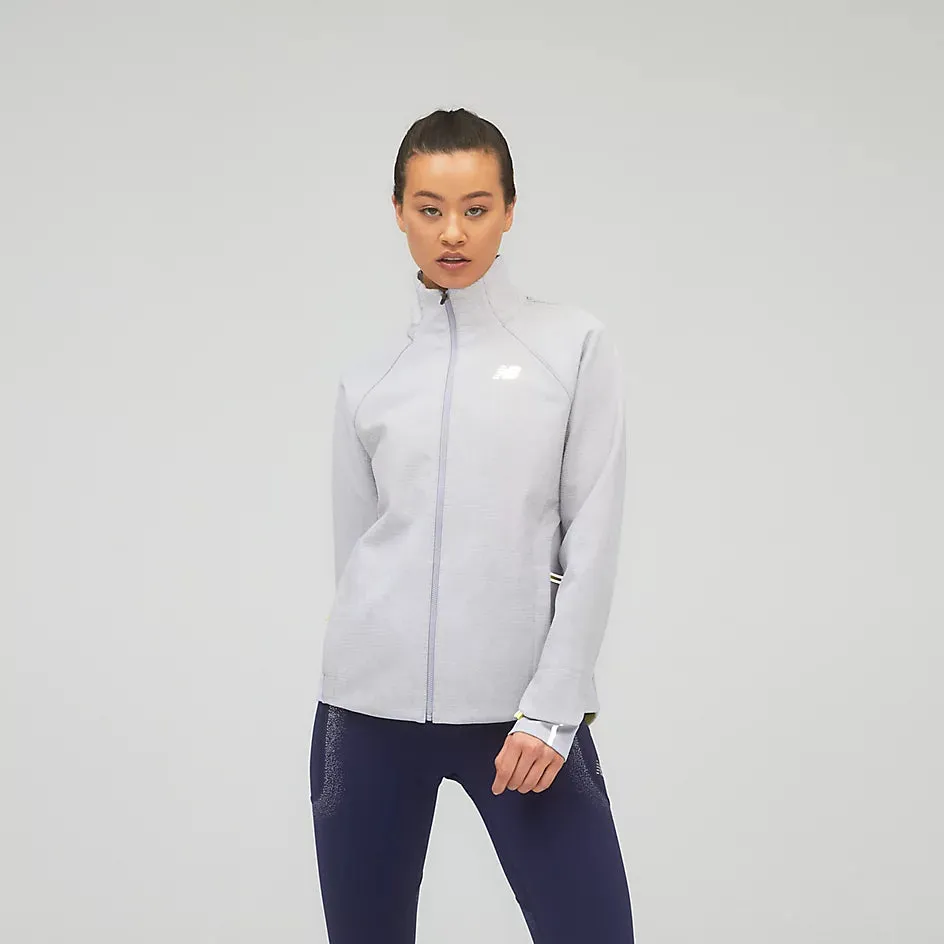 Women’s Reflective Impact Run Winter Jacket (WRY - Whisper Grey)