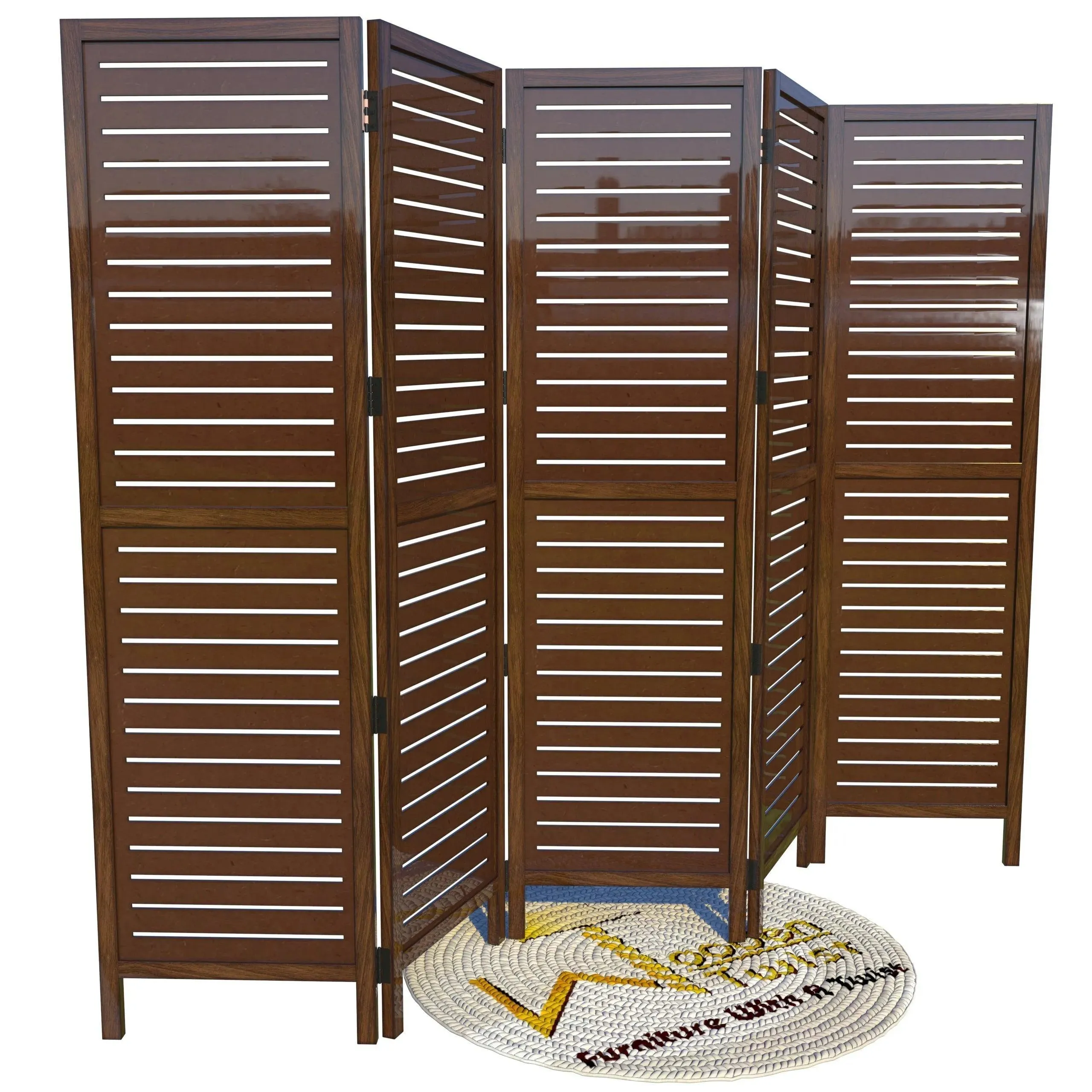 Wooden Handicrafts Partition Wooden Room Divider (Mango Wood)