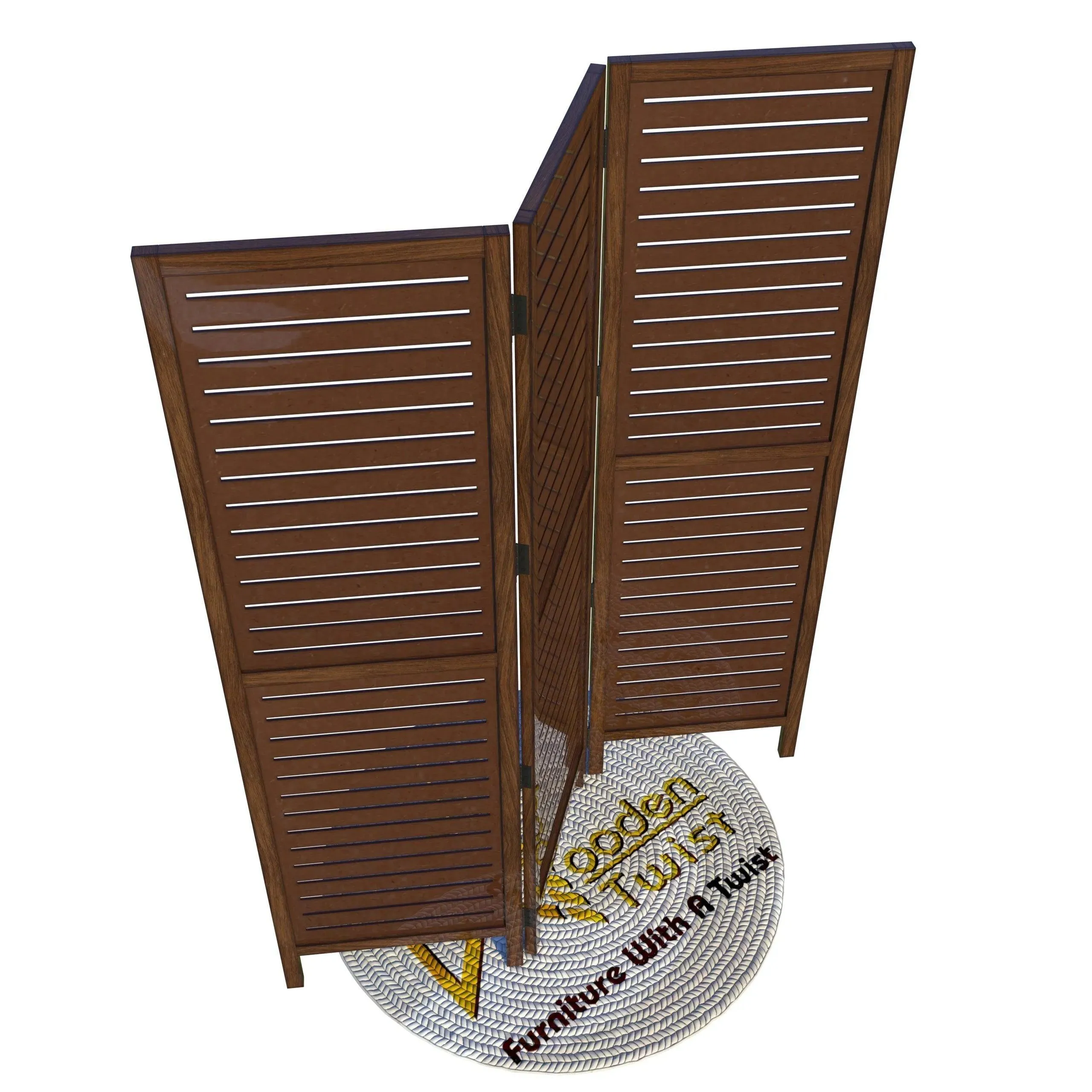 Wooden Handicrafts Partition Wooden Room Divider (Mango Wood)