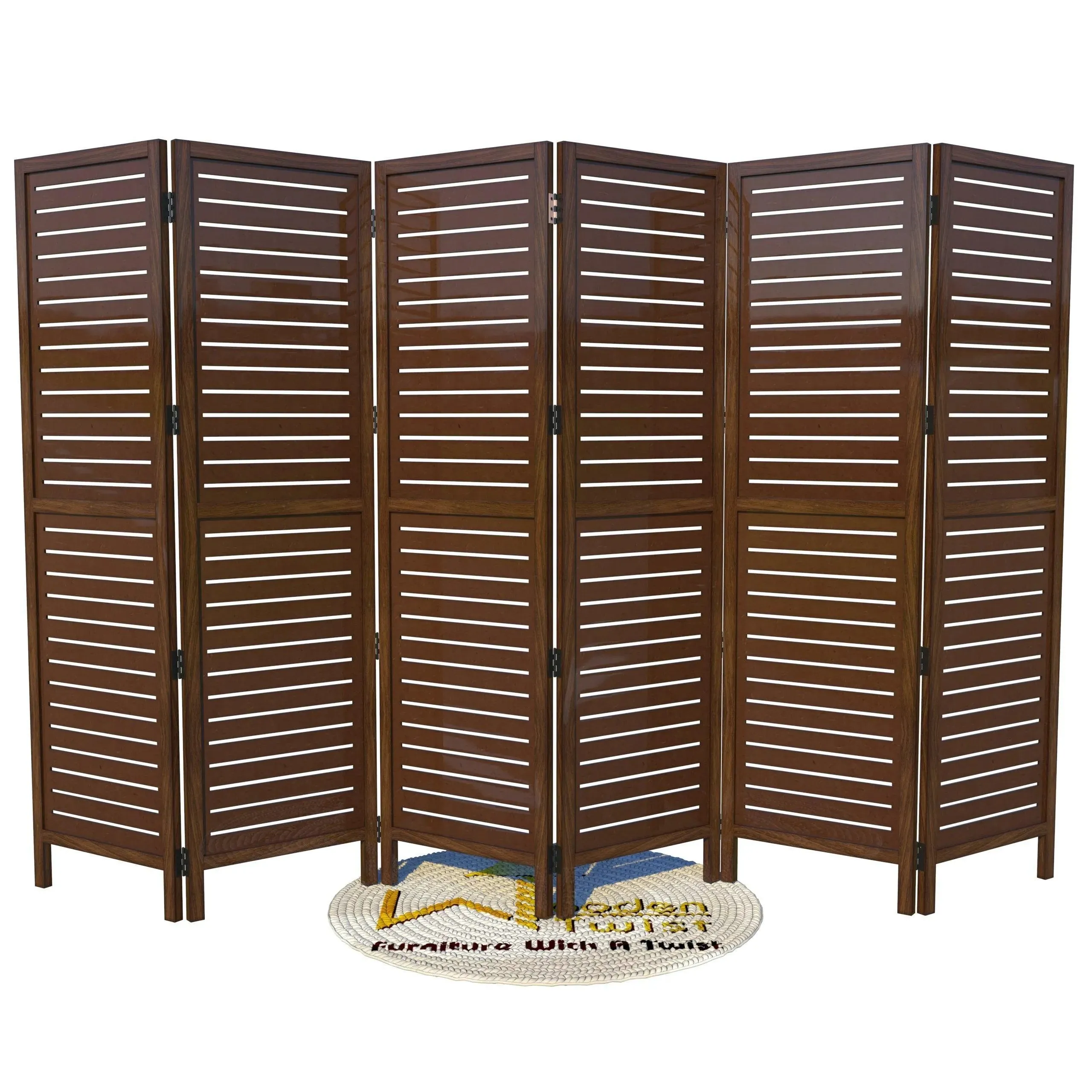 Wooden Handicrafts Partition Wooden Room Divider (Mango Wood)