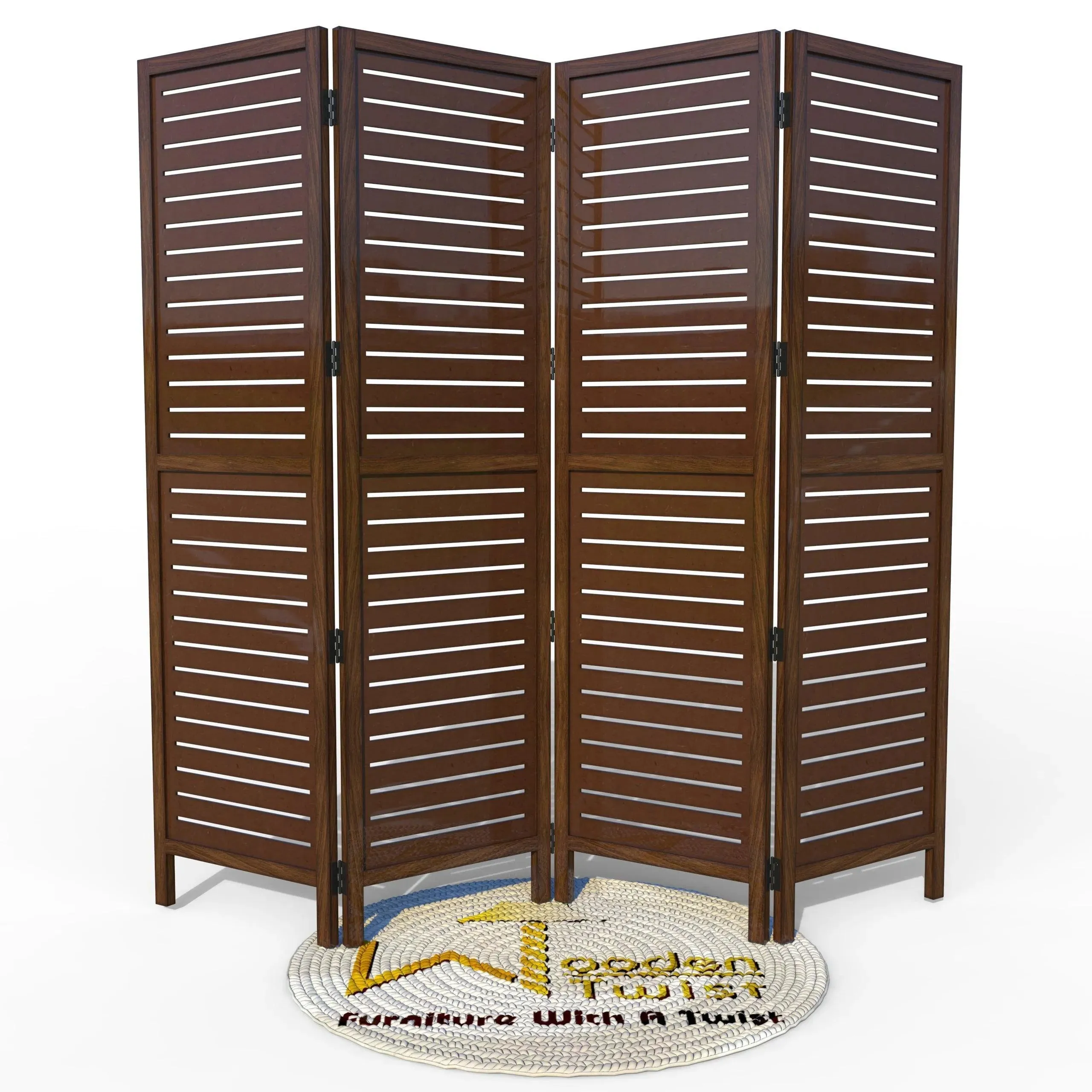 Wooden Handicrafts Partition Wooden Room Divider (Mango Wood)