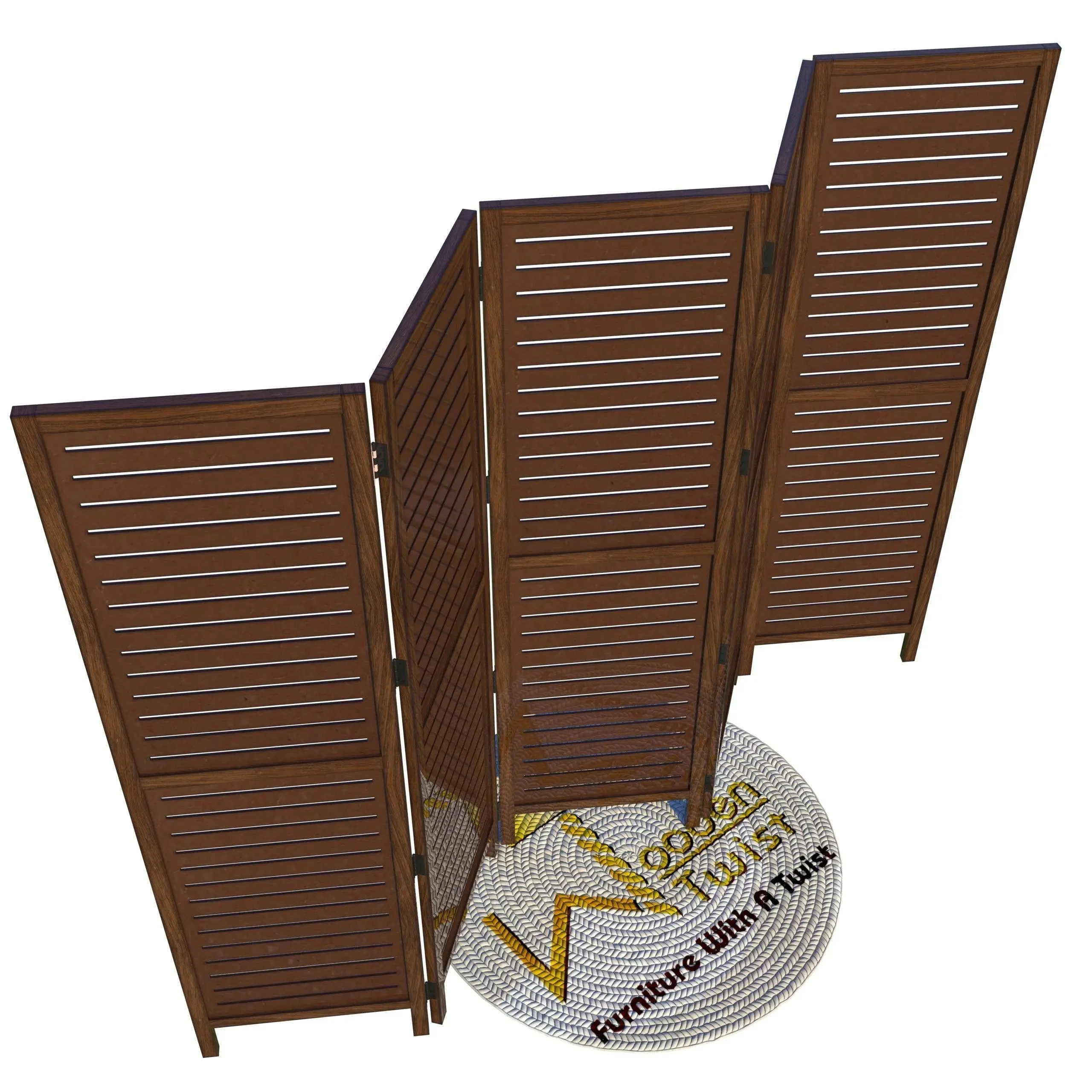 Wooden Handicrafts Partition Wooden Room Divider (Mango Wood)