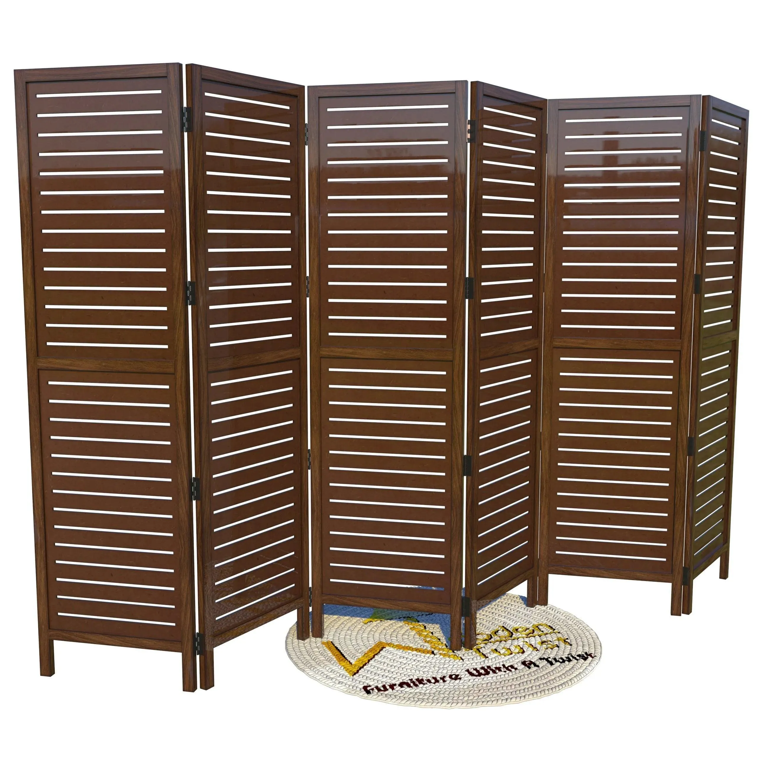 Wooden Handicrafts Partition Wooden Room Divider (Mango Wood)